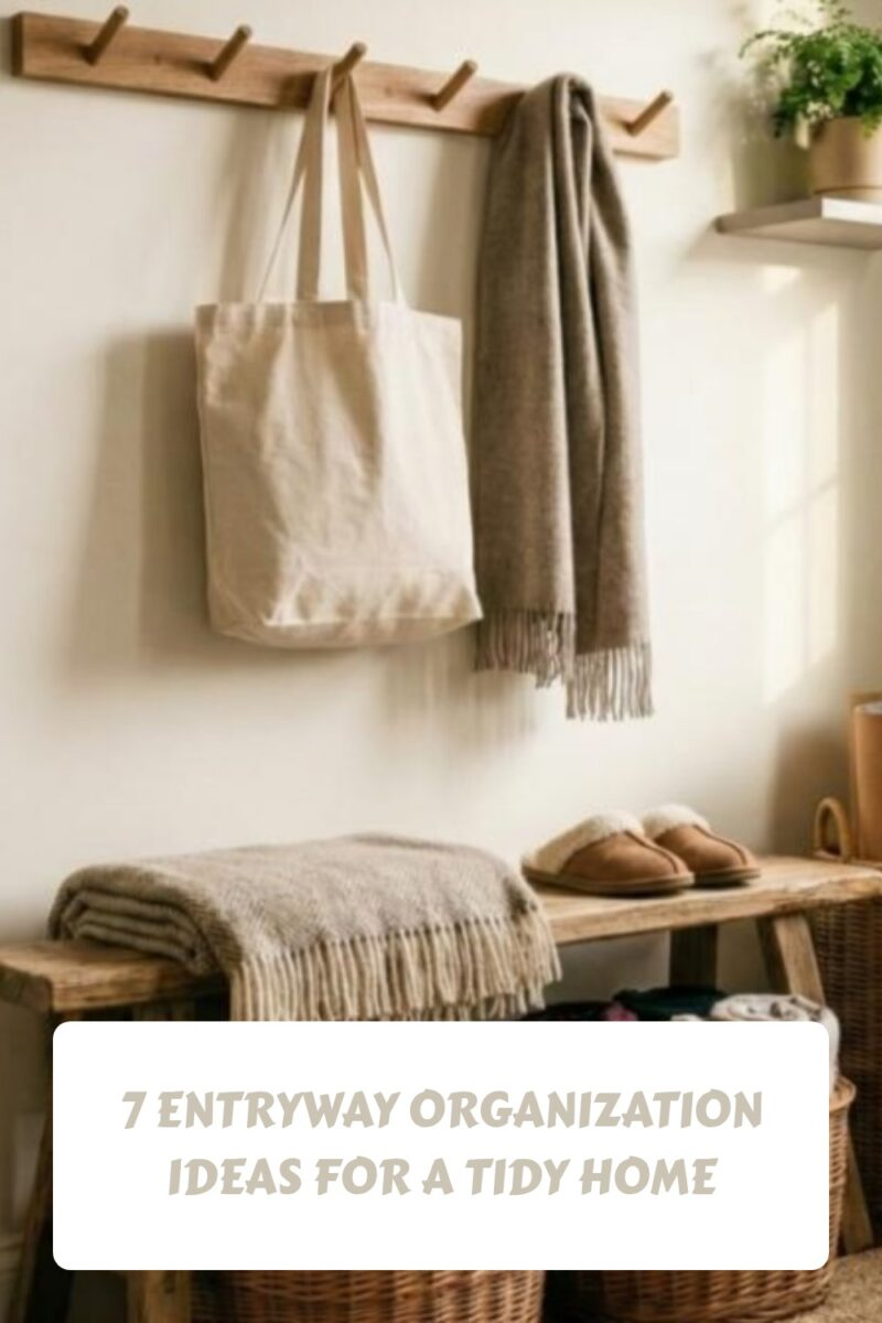 7 Entryway Organization Ideas for a Tidy Home generated pin 271