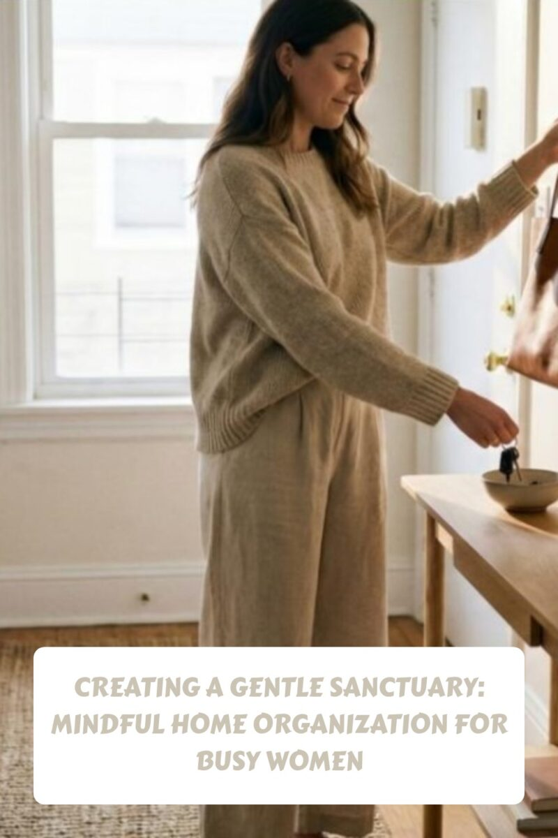 Creating a Gentle Sanctuary: Mindful Home Organization for Busy Women 3 Creating a Gentle Sanctuary Mindful Home Organization for Busy Women generated pin 354