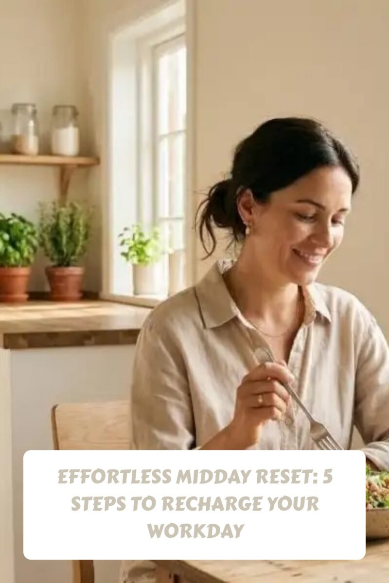 The Effortless Midday Reset: 5 Steps to Recharge Your Workday 3 Effortless Midday Reset 5 Steps to Recharge Your Workday generated pin 509