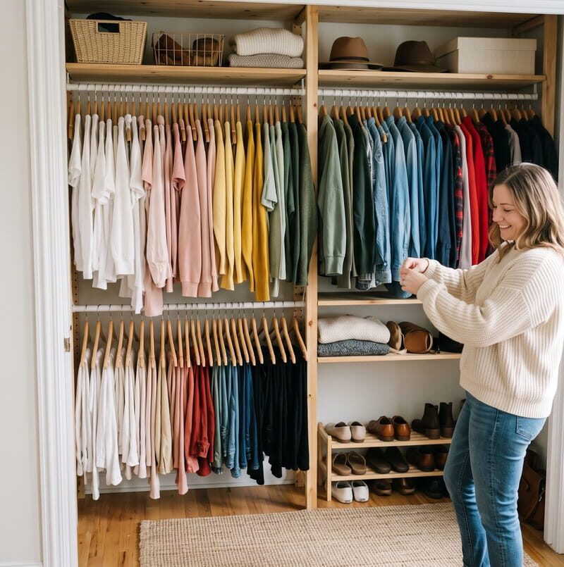 The Art of the Cozy Minimalist Wardrobe